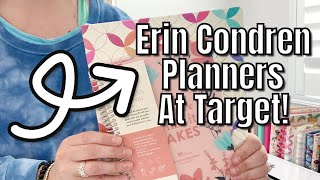 ERIN CONDREN PLANNERS AT TARGET  UNBOXING AND REVIEW [upl. by Annairam]