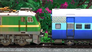 WAG9 SHUNTING ICF BLUE EXPRESS TRAIN  BUMPY RAILROAD  Train Simulator  Railwork  NTG GAMING [upl. by Hsu]