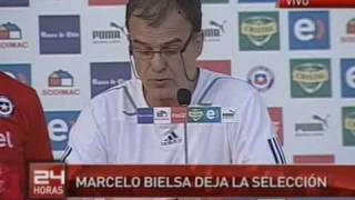 Emocionado Bielsa se despide de Chile Conferencia Completa [upl. by Erbes]