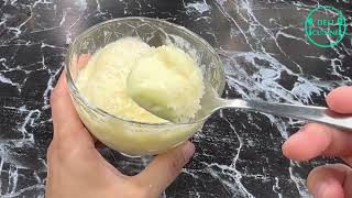 GLACE ANANAS 4 ingrédients en 2 MIN 🍍Sans sorbetière Sans lait concentré sucré 🍨 [upl. by Idou]