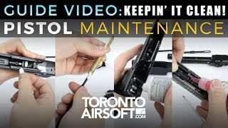 Gas Blowback Airsoft 6mm Pistol Maintenance Guide  TorontoAirsoftcom [upl. by Risa115]