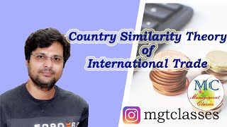 Country Similarity Theory of International Trade in Hindi [upl. by Bez]