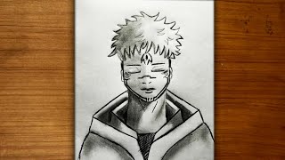 anime drawing  how to draw sukuna step by step easy tutorial for beginners  jujutsu kaisen [upl. by Ahsatam487]