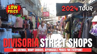 4K DIVISORIA STREET SHOP 2024 TOUR  EARLY MORNING AT DIVISORIA STREET [upl. by Sterrett958]