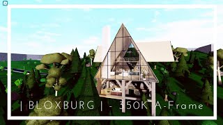 Bloxburg  350K Modern AFrame [upl. by Aibar]