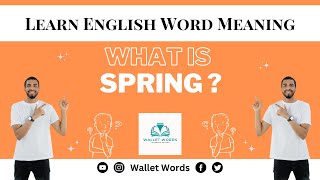 What is Spring  Spring  Spring Meaning In English  Spring Meaning [upl. by Gennifer]