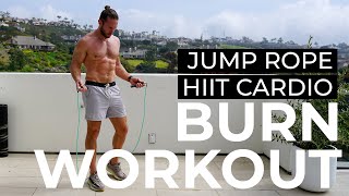 20 Min CARDIO HIIT Jump Rope Workout For Fat Loss [upl. by Flin]