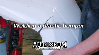 WELDING A PLASTIC BUMPER [upl. by Phebe]