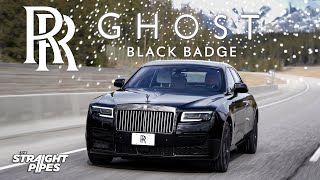 2022 RollsRoyce Black Badge Ghost Review  Heres Why it Costs 600000 [upl. by Burton876]