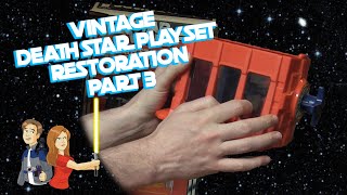 Star Wars Vintage Death Star Restoration  Part 34 Kenner Toy [upl. by Alliuqahs]