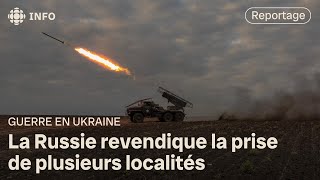 Guerre en Ukraine  avancée russe vers Kharkiv [upl. by Nylecoj]