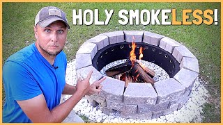 How To Build a DIY Smokeless Fire Pit That Really Works [upl. by Oicnedif]