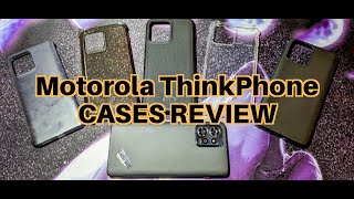 MOTOROLA THINKPHONE CASES REVIEW  Four cases plus the one that came in the box [upl. by Animsay882]