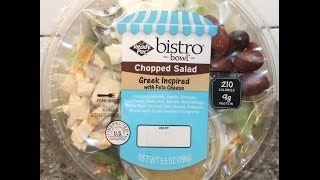 Ready Pac Bistro Bowl Chopped Salad Greek Inspired with Feta Cheese Review [upl. by Brine]