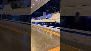 Bullet trains crossing World class Hangzhoudong railway stationhighspeedtrainshortstrainspotting [upl. by Abel]