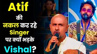 Vishal Dadlani expresses displeasure over contestant trying to imitate a popular Pakistani singer [upl. by Geis]