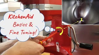 Basics amp Fine Tuning on KITCHENAID Professional Mod 5KSM7591 [upl. by Acinorrev]