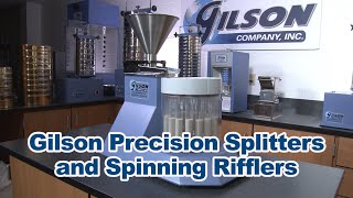 Gilson Precision Riffle Splitters and Spinning Rifflers [upl. by Yahsan]