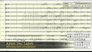 Ayam Den Lapeh  Marching Band Arrangement [upl. by Berke463]