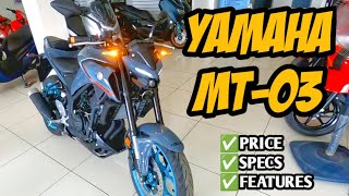 Motor Na Pang Brusko Yamaha MT03 Actual Unit Review amp Price [upl. by Larkins]