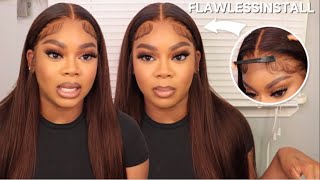 This color is giving Chocolate brown HD lace wig install  Alipearl Hair review [upl. by Shriner617]