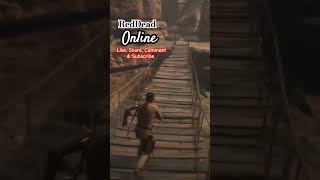 RDR2 online  Bouncy Bridge Madness 🤣 [upl. by Siurtemed]