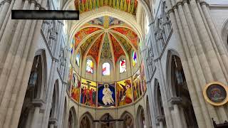 Interior Of Almudena Cathedral [upl. by Demitria]