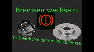 Bremsenwechsel mit elektronischer Parkbremse  Handbremse by DC Motors [upl. by Rahel364]