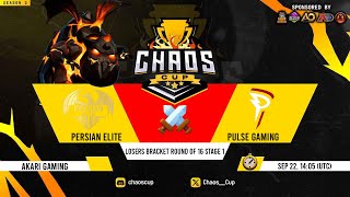 Persian Elite and pulse gaming  CHAOS Cup  Clash of clans Akari Gaming [upl. by Llirred]