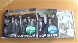 Unboxing BTS Bangtan Boys 防彈少年團 2nd Japanese Single BOY IN LUV All Editions [upl. by Enniotna764]