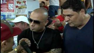 Entrevista a Wisin Gallera Asomante [upl. by Enehpets726]