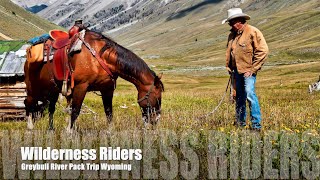 Horse Packing into the Head Waters of the Greybull River west of Meeteetse Wyoming [upl. by Elfreda]