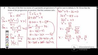 SEQUENCE IGCSE ADD MATHS CONTD [upl. by Uah740]