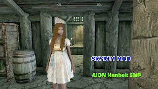 AION Hanbok SMP 아이온의 한복 skyrim mod [upl. by Ttirrej305]