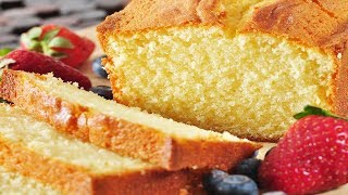 Pound Cake Classic Version  Joyofbakingcom [upl. by Yenhoj787]