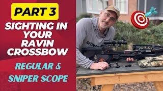 How To SIGHT IN A Ravin Crossbow [upl. by Rimhsak]