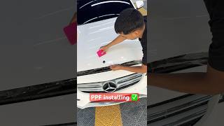 PPF installing on Mercedes C250 ✅ [upl. by Oswald]