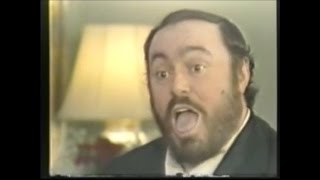 Pavarotti gives a singing lesson [upl. by Nosna]