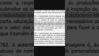 Nem ceticismo absoluto nem credulidade total [upl. by Innoc]