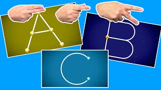 Letter school ASL ABC Learn English sign language alphabet Dnealian A2Z Uppercase vs Lowercase [upl. by Retnuh]