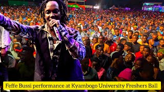 Feffe Bussi performance at Kyambogo University Freshers Ball feffebussi [upl. by Deina]