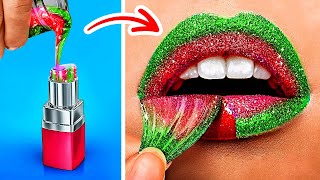 COOL GIRLY AND BEAUTY HACKS Cool Hair Hacks and Makeup IdeasFrom Nerd to Popular by 123 GOSeries [upl. by Cuda759]