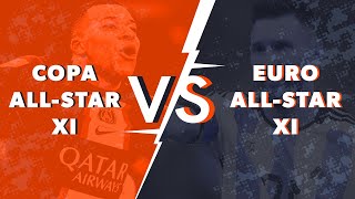 Epic Showdown Copa America vs Euro 2024 AllStars [upl. by Zimmermann]