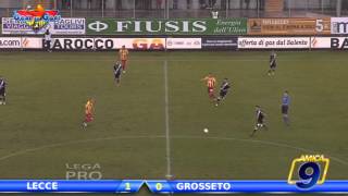 Lecce  Grosseto 10  Highlights and Goals  Prima Divisione Girone B 14° Giornata 1122013 [upl. by Aloap]