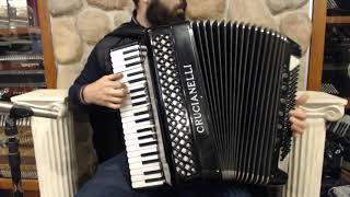 5388  Black Crucianelli Piano Accordion LMM 41 120 999 [upl. by Zanas]