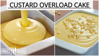 CUSTARD CAKE RECIPE Creamy Vanilla Custard Cake [upl. by Quinlan]