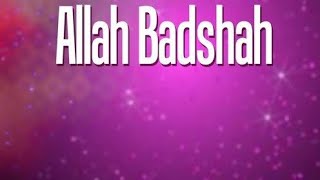 Allah Badshaa❤Hafiz Abubakar Hassani Lahore [upl. by Erasaec]