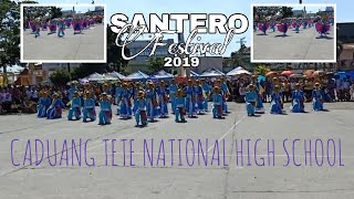 Santero Festival 2019 Street Dancing Caduang Tete National High School  CTNHS l MACABEBE PAMP [upl. by Kenley]