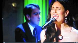 Idina Menzel singing Defying Gravity at the White House for Obama [upl. by Dnamron968]