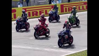 Race 1 WSBK ASSEN 2024 Spinneli beat Toprak and Bautista [upl. by Reeves]